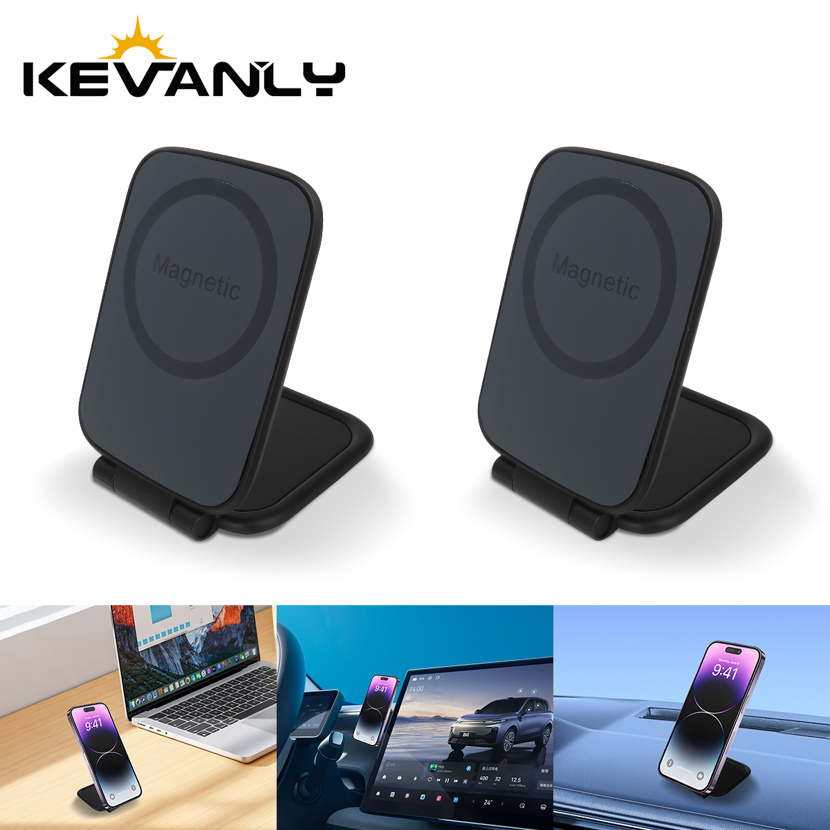 Desk Accessories - Supporto Magnetico Universale Ultrasottile per Telefono