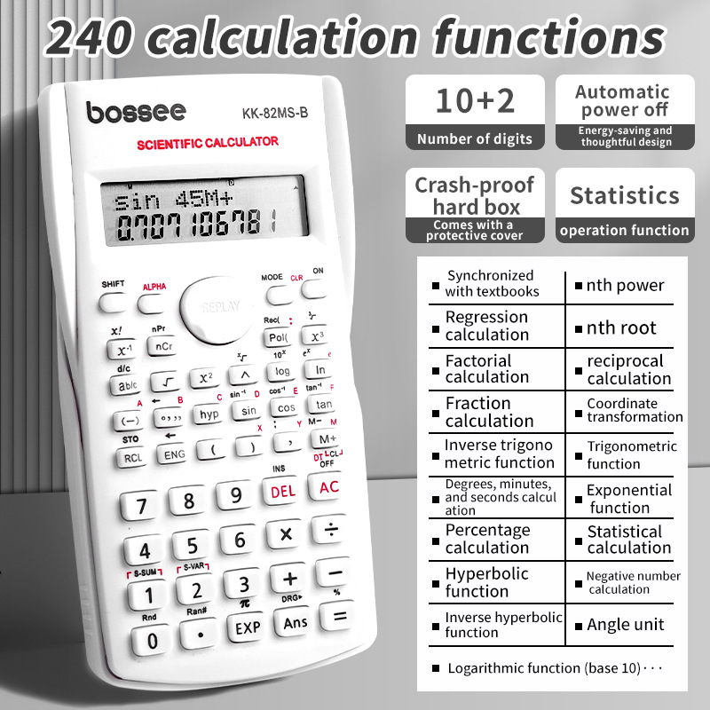 Calcolatrice Scientifica 240 F - Scientific Calculator For Secondary School recensione e prezzo