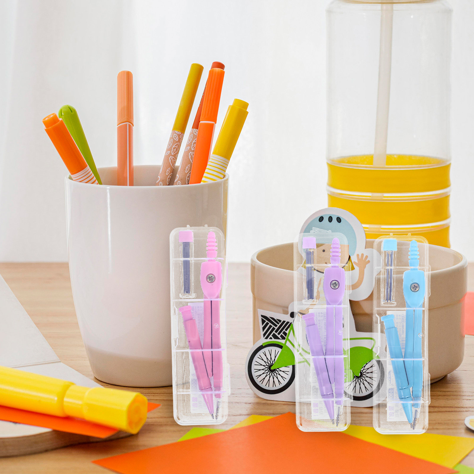 Compasso da disegno, strumento - Math Geometry Set With Compass recensione e prezzo